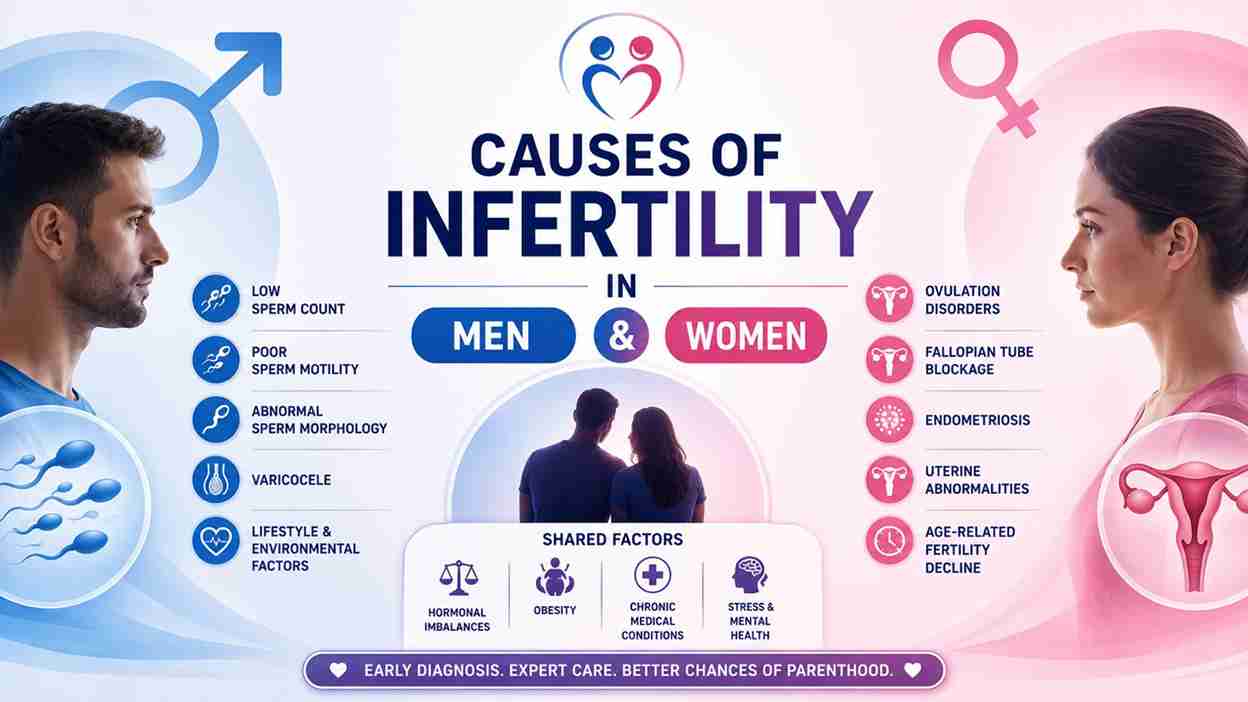 Causes of Infertility in Men and Women